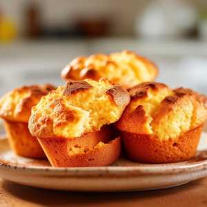 Cottage Cheese Muffins with Mustard and Cocoa