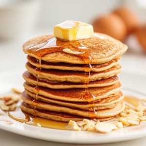 Cinnamon Almond Flour Pancakes