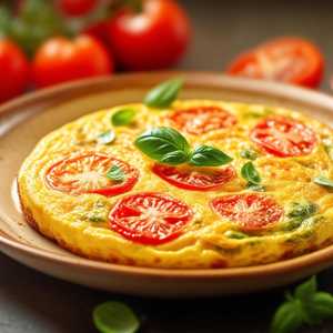 Tomato Basil Frittata