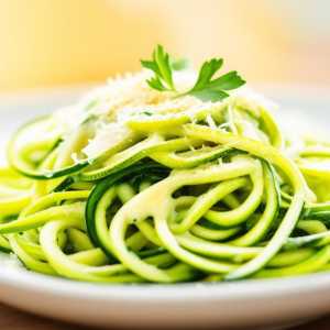 Zucchini Noodles with Lemon Parmesan Sauce