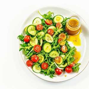 Apple Cider Vinegar Dressing Salad