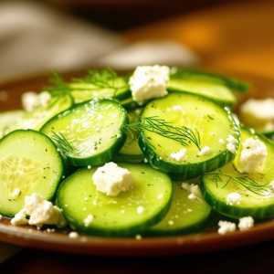 Cucumber Salad with Feta and Dill