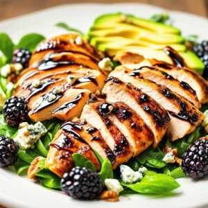 Balsamic Blackberry Chicken Salad