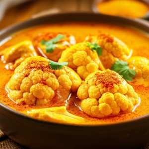 Cauliflower and Chicken Curry