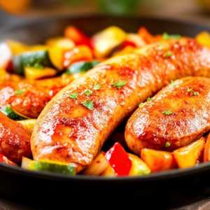 Spicy Paprika Chicken Sausage Stir Fry