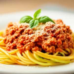 Low-Carb Spaghetti Bolognese