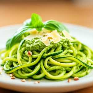 Zucchini Noodles with Pesto