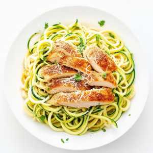 Chicken Alfredo Zoodles