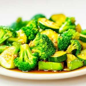 Broccoli and Zucchini Stir-Fry