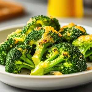 Garlic and Cheese Roasted Broccoli