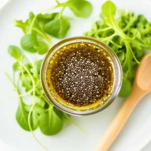Chia Seed and Olive Oil Salad Dressing