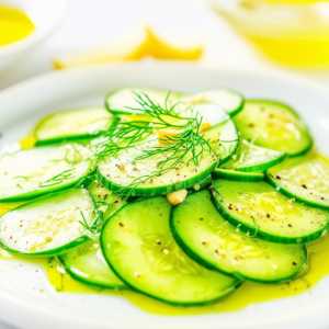 Garlic and Cucumber Salad