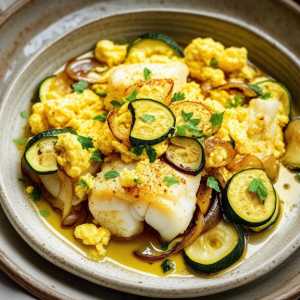 Cod with scrambled eggs (Bacalhau à Brás)