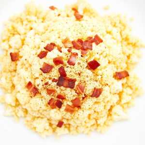 Ginger Bacon Cauliflower Rice