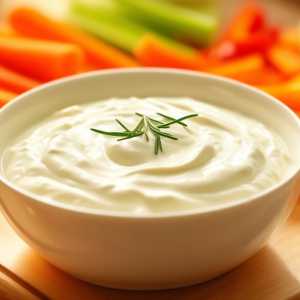 Ginger Rosemary Yogurt Dip