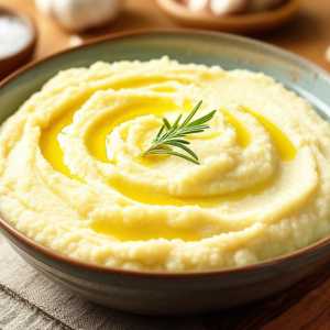 Rosemary Garlic Cauliflower Mash