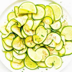 Cinnamon Zucchini Lime Salad