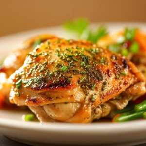 Herb-Crusted Chicken Thighs