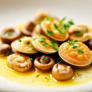 Garlic Butter Limpets with Sautéed Mushrooms