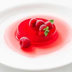 Low Carb Raspberry Gelatin Dessert