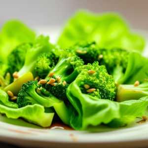 Soy Sauce Broccoli Lettuce Salad