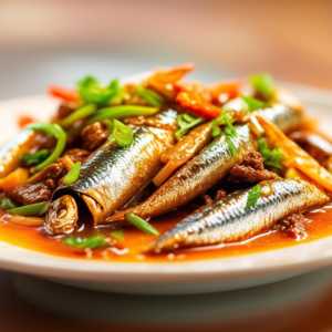 Sardine and Beef Stir-Fry