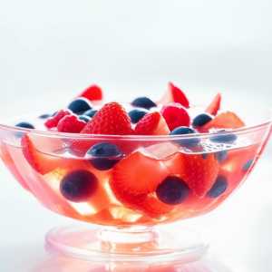 Low Carb Berry Gelatin Dessert