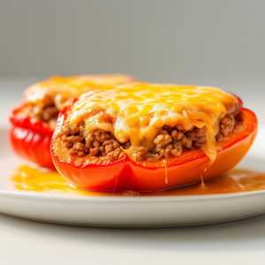 Stuffed Bell Peppers with Sugar-Free Filling