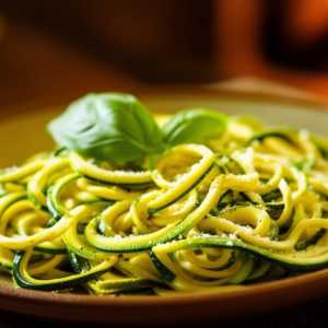Garlic Parmesan Zucchini Noodles