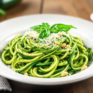 Zucchini Noodles with Pesto