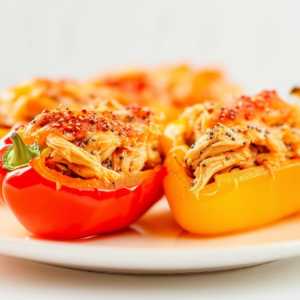 Red Pepper Chia Seeds Stuffed Bell Peppers