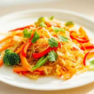 Sauerkraut and Konjac Noodle Stir Fry