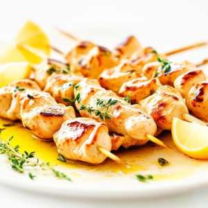 Thyme and Chicken Skewers