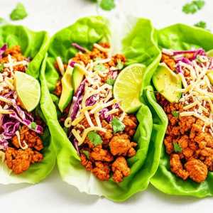 Spicy Low-Carb Chicken Tacos