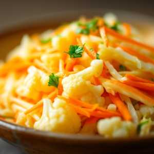 Cauliflower Vinegar Coleslaw