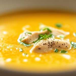 Low-Carb Creamy Onion Soup with Chicken